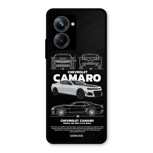 Grey Camaro Realme 10 Pro Mobile Back Cover - Car&Bike PrintShield Case