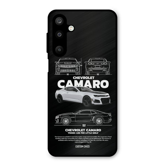 Grey Camaro Samsung Galaxy M16 Mobile Back Cover - Car&Bike PrintShield Case