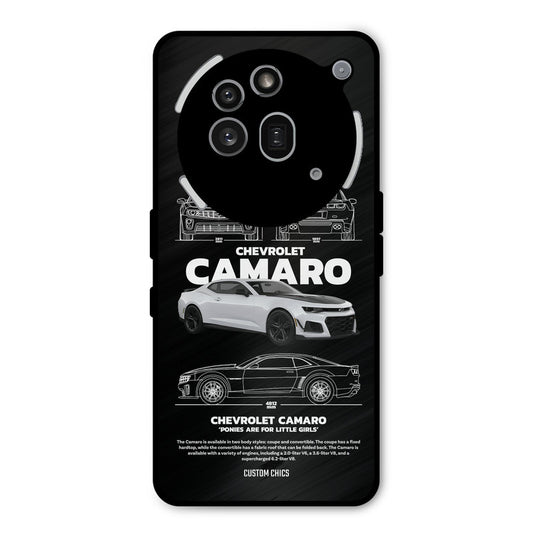 Grey Camaro Nothing Phone 3A Pro Mobile Back Cover - Car&Bike PrintShield Case