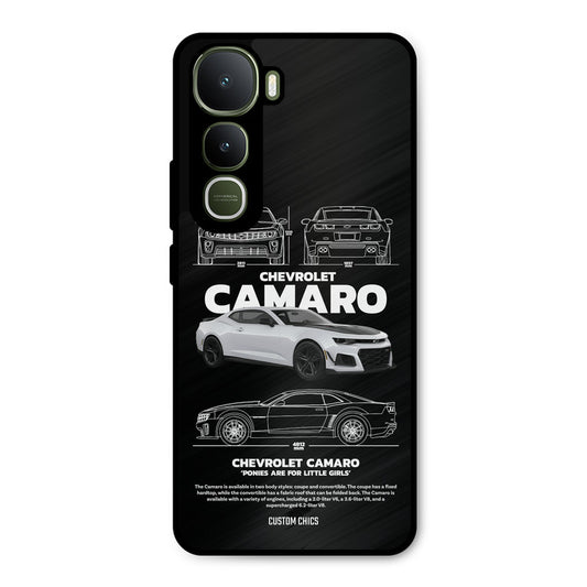 Grey Camaro Vivo Y400 Mobile Back Cover - Car&Bike PrintShield Case