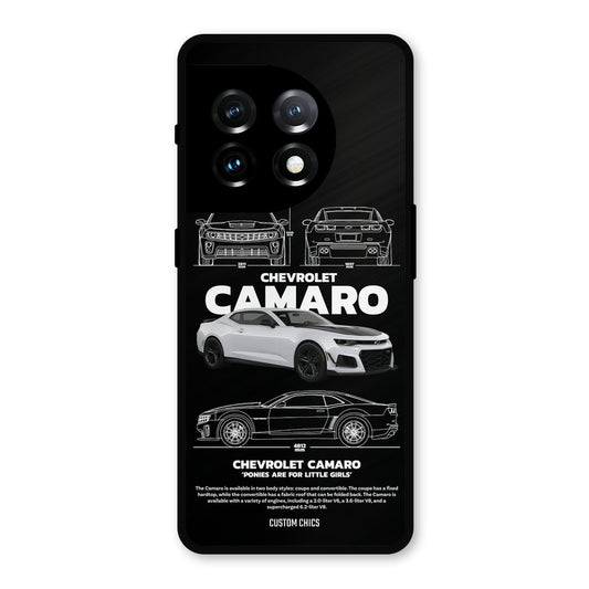 Grey Camaro OnePlus 11 Mobile Back Cover - Car&Bike PrintShield Case