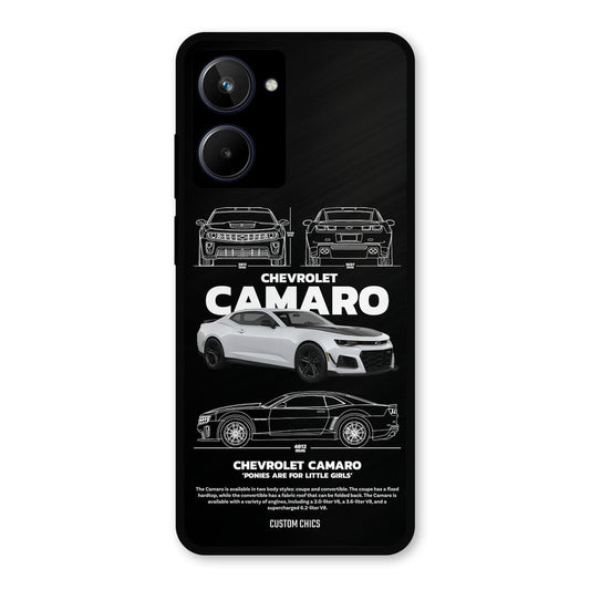 Grey Camaro Realme 10 Mobile Back Cover - Car&Bike PrintShield Case