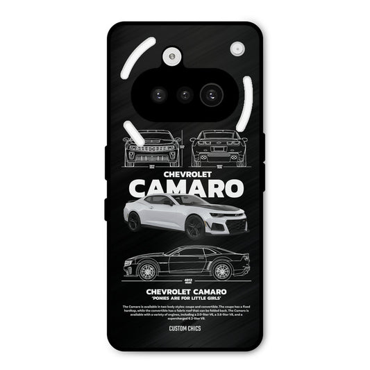 Grey Camaro Nothing Phone 3A Mobile Back Cover - Car&Bike PrintShield Case