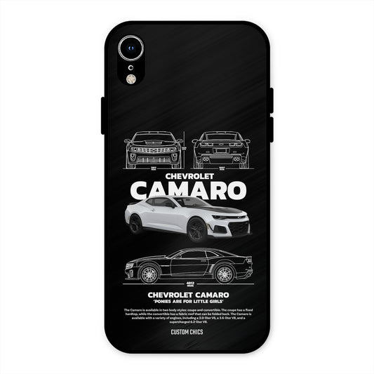 Grey Camaro iPhone XR Mobile Back Cover - Car&Bike PrintShield Case