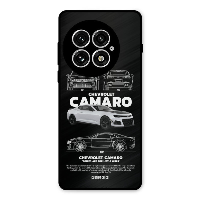 Grey Camaro Oneplus 13 Mobile Back Cover - Car&Bike PrintShield Case