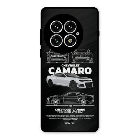 Grey Camaro Oneplus 13 Mobile Back Cover - Car&Bike PrintShield Case