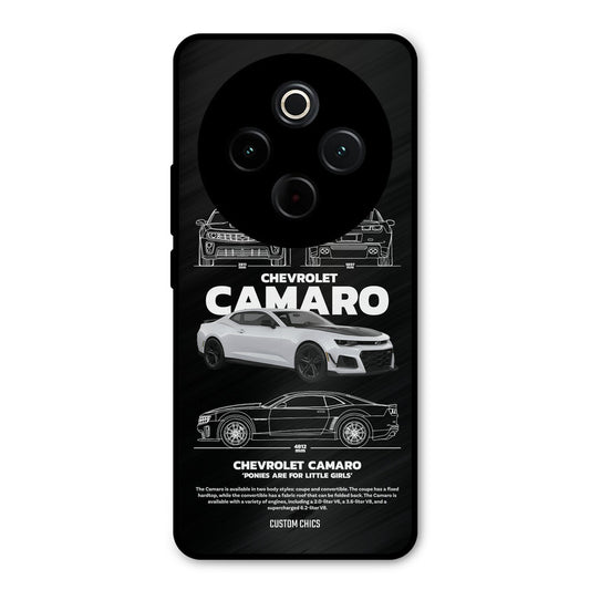 Grey Camaro iQoo Z10 Mobile Back Cover - Car&Bike PrintShield Case
