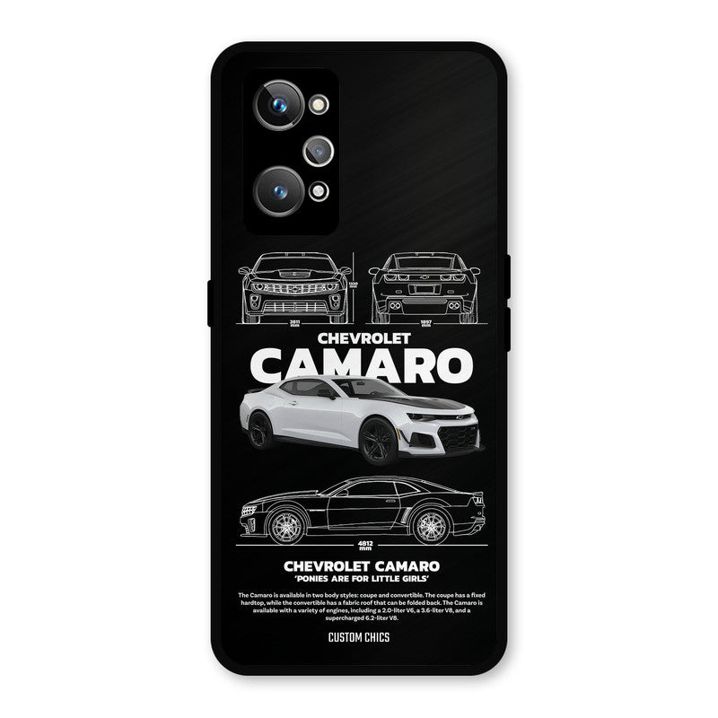 Grey Camaro Realme GT Neo 2 Mobile Back Cover - Car&Bike PrintShield Case