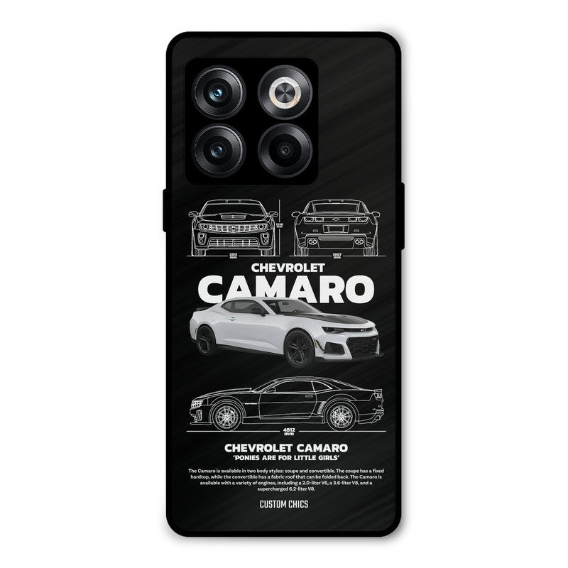 Grey Camaro Oneplus 10T Mobile Back Cover - Car&Bike PrintShield Case