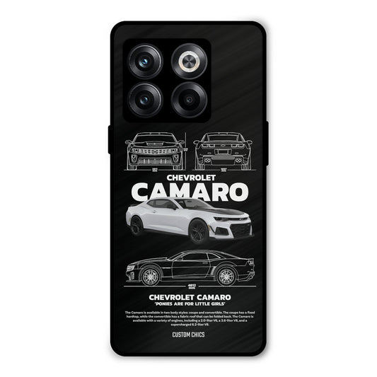 Grey Camaro Oneplus 10T Mobile Back Cover - Car&Bike PrintShield Case