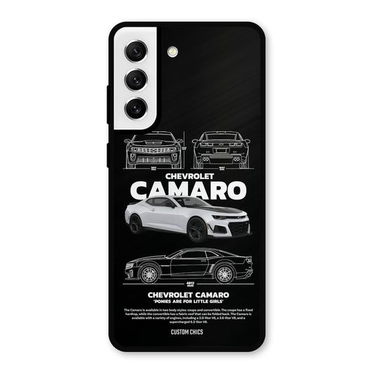 Grey Camaro Samsung Galaxy S21 FE 5G (2023) Mobile Back Cover - Car&Bike PrintShield Case
