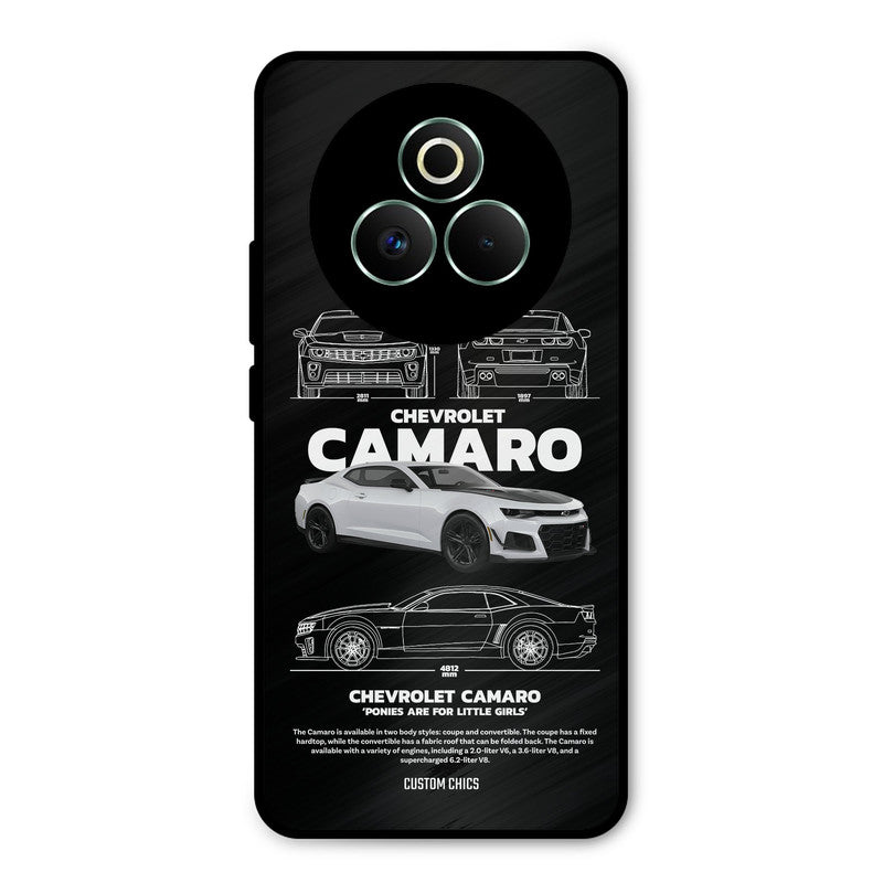 Grey Camaro Realme P3 Pro 5G Mobile Back Cover - Car&Bike PrintShield Case