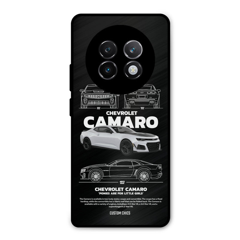 Grey Camaro Realme 13 Plus Mobile Back Cover - Car&Bike PrintShield Case