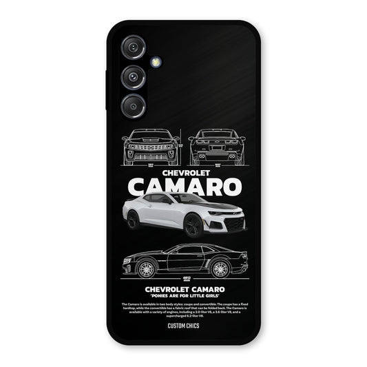 Grey Camaro Samsung Galaxy M34 5G Mobile Back Cover - Car&Bike PrintShield Case