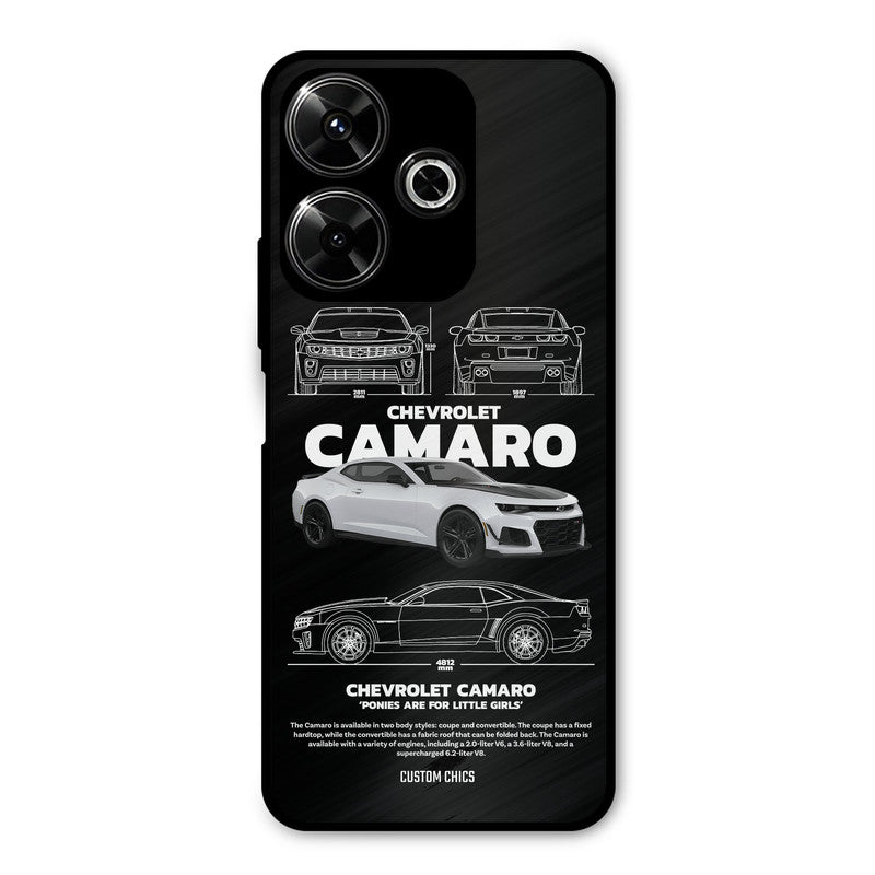 Grey Camaro Redmi 13 5G Mobile Back Cover - Car&Bike PrintShield Case