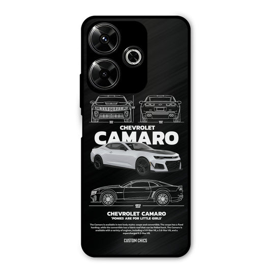 Grey Camaro Redmi 13 5G Mobile Back Cover - Car&Bike PrintShield Case