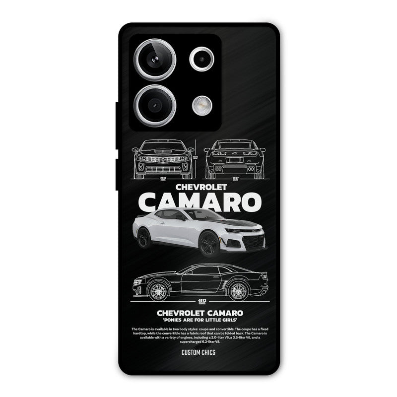 Grey Camaro Redmi Note 13 5G Mobile Back Cover - Car&Bike PrintShield Case