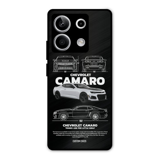 Grey Camaro Redmi Note 13 5G Mobile Back Cover - Car&Bike PrintShield Case