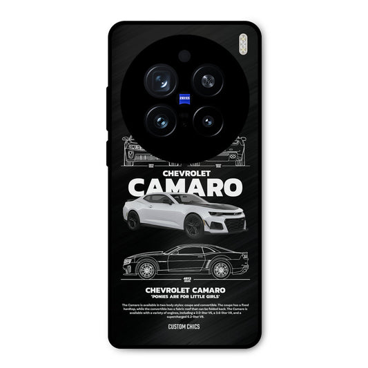 Grey Camaro Vivo X200 Pro Mobile Back Cover - Car&Bike PrintShield Case