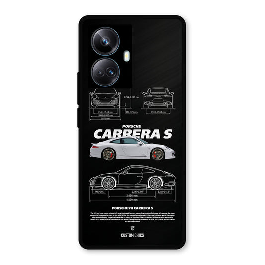 Grey Carrera Realme 10 Pro Plus Mobile Back Cover - Car&Bike PrintShield Case