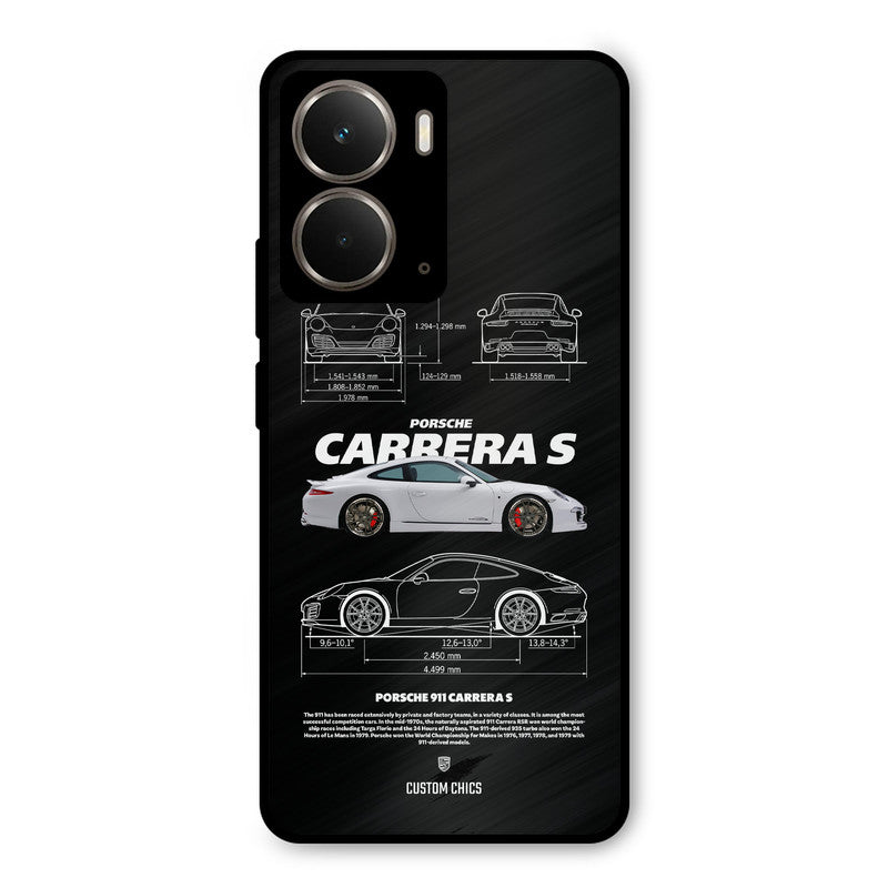Grey Carrera Realme P3 Mobile Back Cover - Car&Bike PrintShield Case
