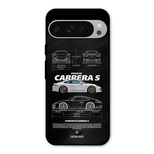Grey Carrera Google Pixel 9 Pro XL Mobile Back Cover - Car&Bike PrintShield Case