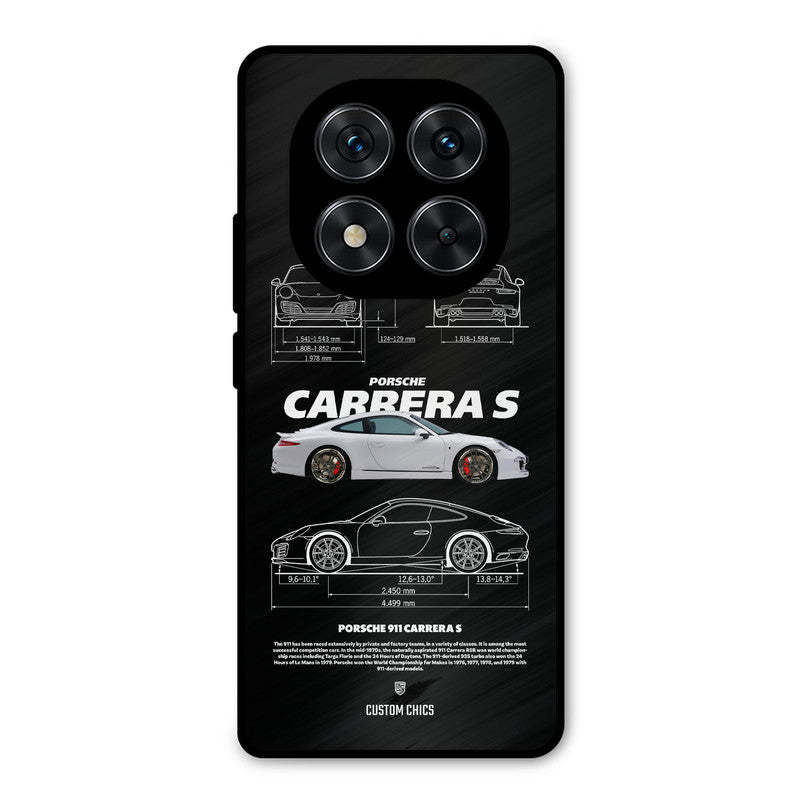 Grey Carrera Redmi Note 14 Pro Mobile Back Cover - Car&Bike PrintShield Case