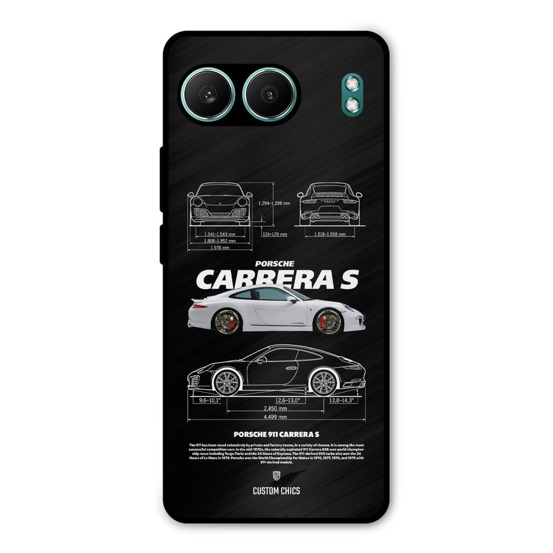 Grey Carrera OnePlus Nord 4 Mobile Back Cover - Car&Bike PrintShield Case
