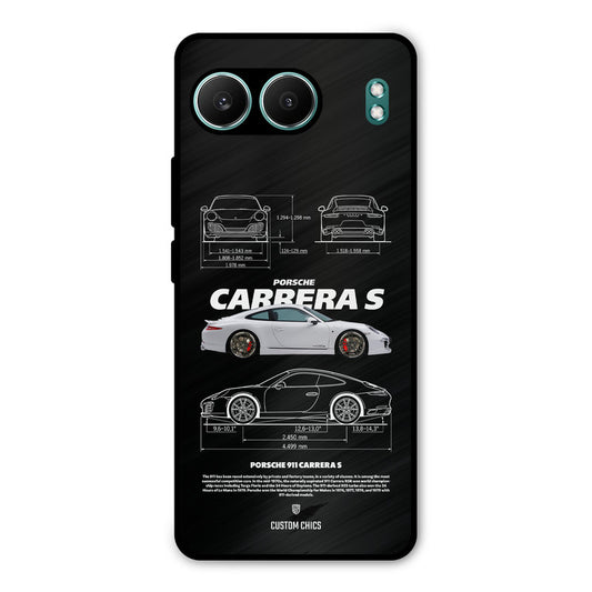 Grey Carrera OnePlus Nord 4 Mobile Back Cover - Car&Bike PrintShield Case