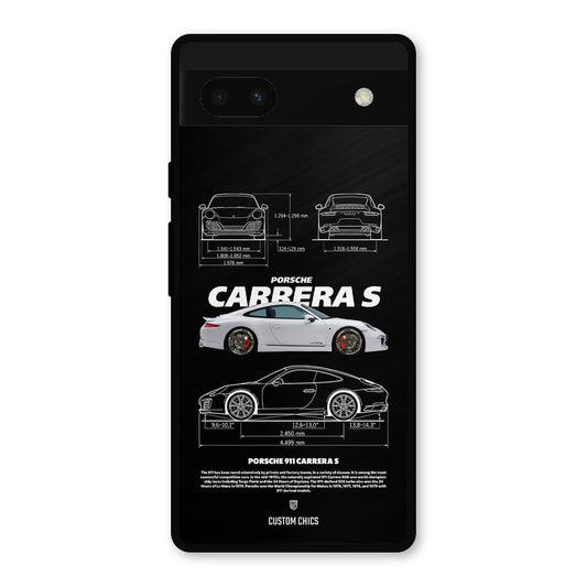 Grey Carrera Google Pixel 6a Mobile Back Cover - Car&Bike PrintShield Case