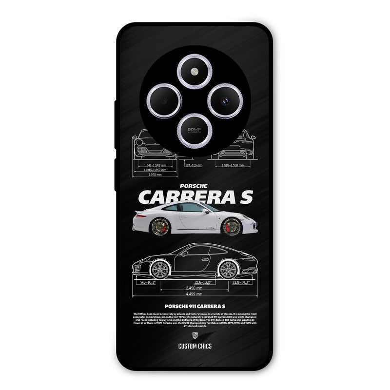 Grey Carrera Poco M7 Mobile Back Cover - Car&Bike PrintShield Case