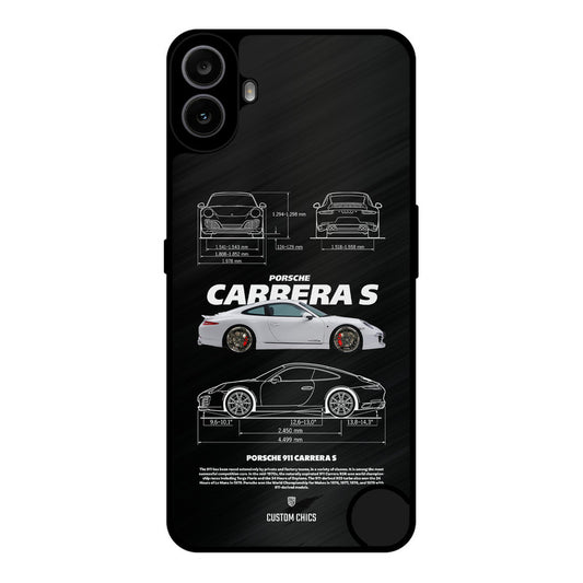 Grey Carrera Nothing CMF Phone 1 Mobile Back Cover - Car&Bike PrintShield Case