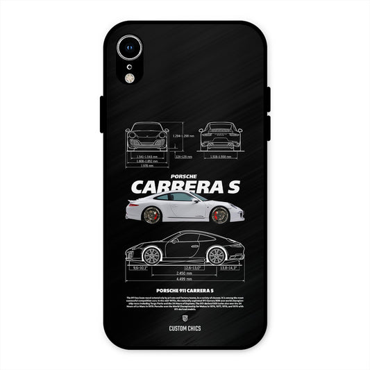 Grey Carrera iPhone XR Mobile Back Cover - Car&Bike PrintShield Case