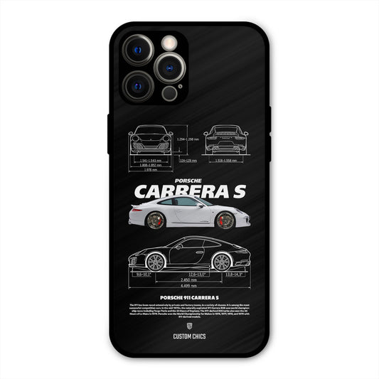 Grey Carrera iPhone 12 Pro Max Mobile Back Cover - Car&Bike PrintShield Case