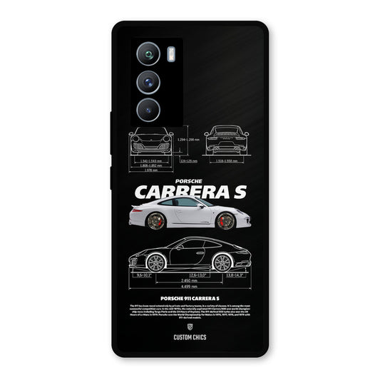 Grey Carrera iQOO 9SE Mobile Back Cover - Car&Bike PrintShield Case