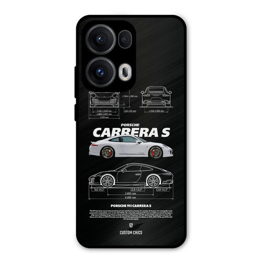 Grey Carrera Oppo Reno 13 Pro 5G Mobile Back Cover - Car&Bike PrintShield Case