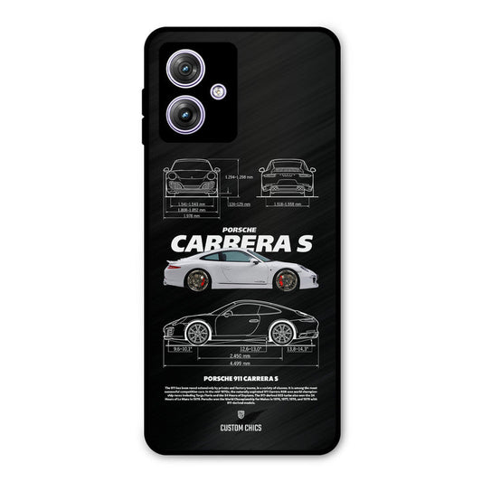 Grey Carrera Moto G54 Mobile Back Cover - Car&Bike PrintShield Case
