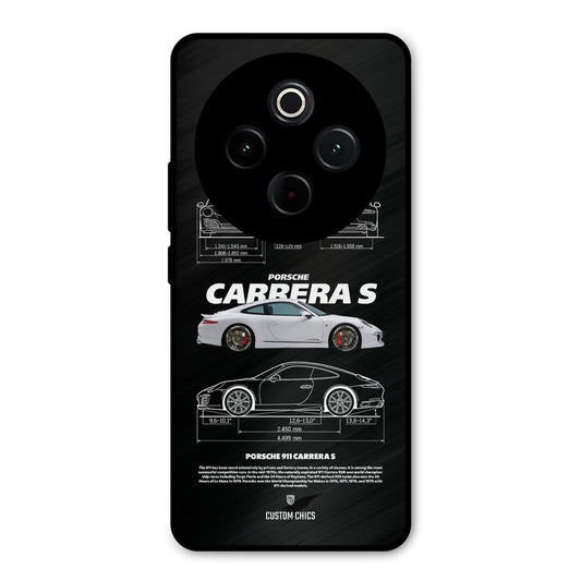 Grey Carrera iQoo Z10 Mobile Back Cover - Car&Bike PrintShield Case