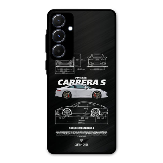Grey Carrera Samsung Galaxy A55 5G Mobile Back Cover - Car&Bike PrintShield Case