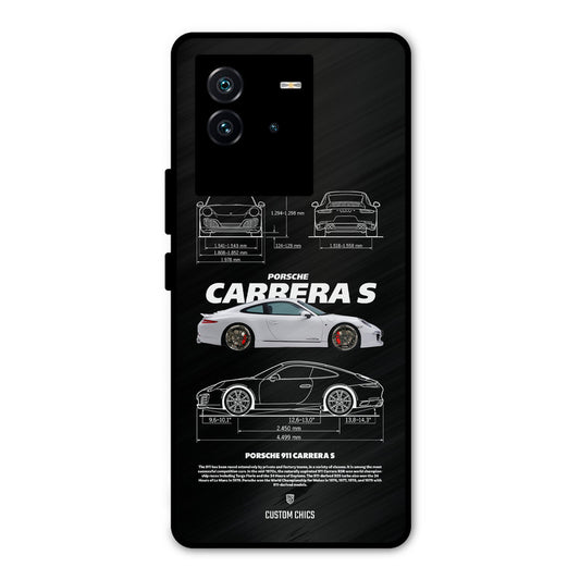 Grey Carrera iQOO Neo 6 5G Mobile Back Cover - Car&Bike PrintShield Case