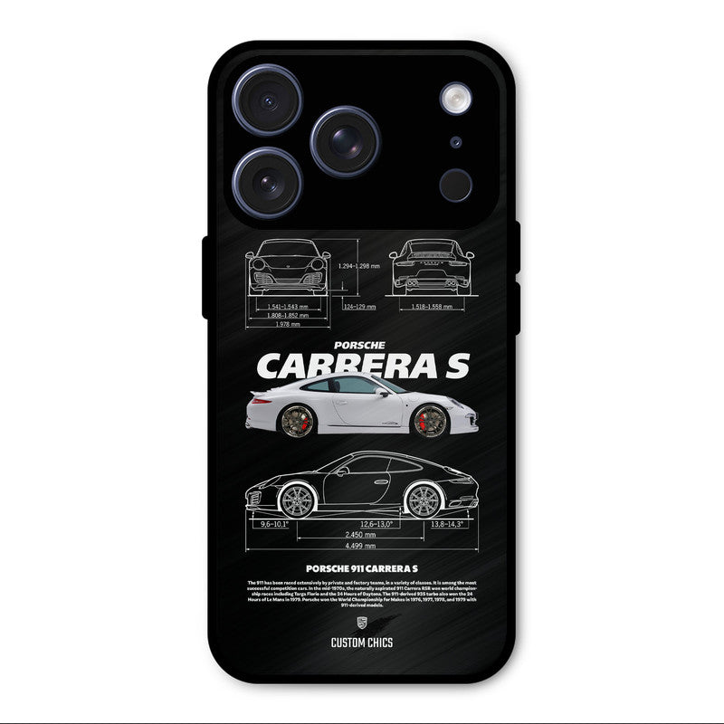 Grey Carrera iPhone 17 Pro Max Mobile Back Cover - Car&Bike PrintShield Case