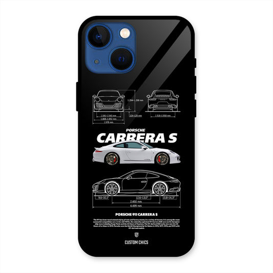 Grey Carrera iPhone 13 Mini Mobile Back Cover - Car&Bike PrintShield Case