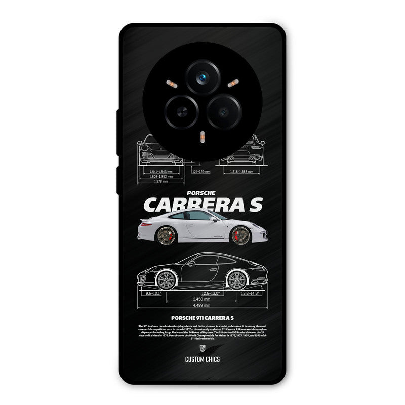 Grey Carrera Realme 14 Pro Plus Mobile Back Cover - Car&Bike PrintShield Case