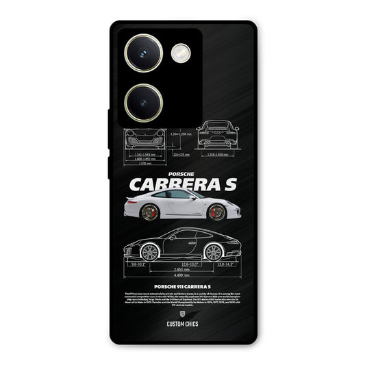 Grey Carrera Vivo Y200 Pro Mobile Back Cover - Car&Bike PrintShield Case