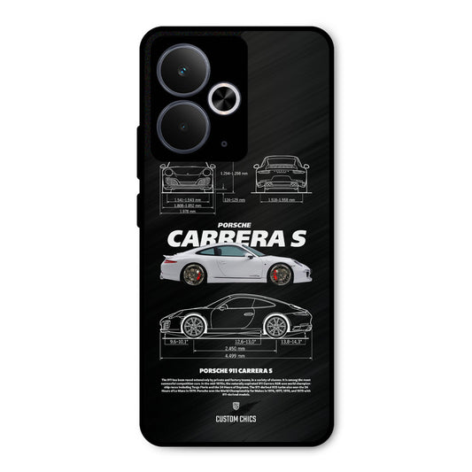 Grey Carrera Realme 14T Mobile Back Cover - Car&Bike PrintShield Case