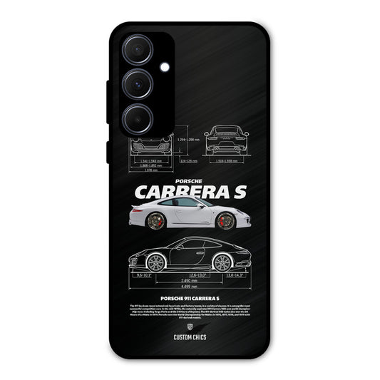Grey Carrera Samsung Galaxy A35 5G Mobile Back Cover - Car&Bike PrintShield Case