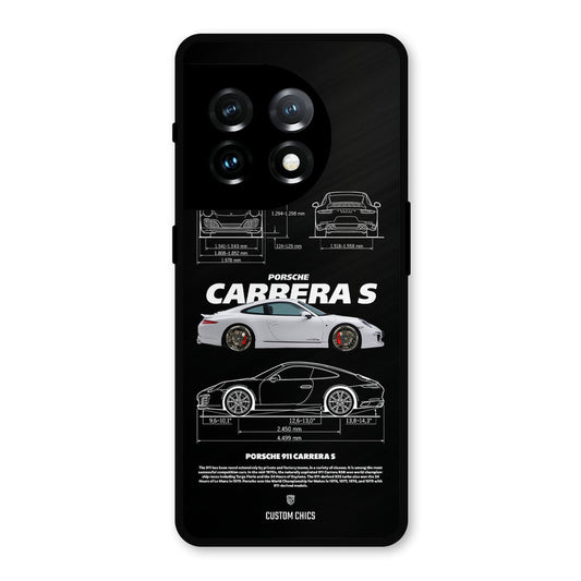 Grey Carrera OnePlus 11 Mobile Back Cover - Car&Bike PrintShield Case