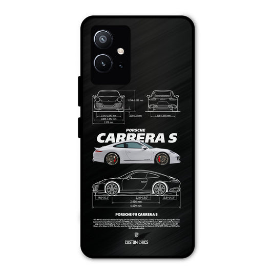 Grey Carrera Vivo Y75 5G Mobile Back Cover - Car&Bike PrintShield Case