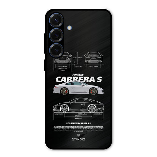 Grey Carrera Samsung Galaxy S25 Plus Mobile Back Cover - Car&Bike PrintShield Case