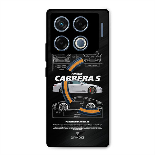 Grey Carrera Infinix GT 20 Pro Mobile Back Cover - Car&Bike PrintShield Case